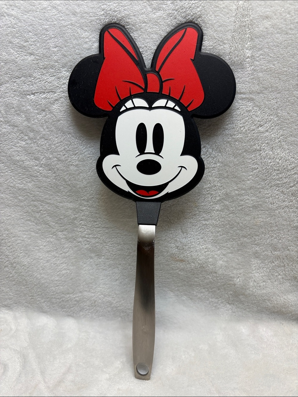 Minnie Mouse Stainless Spatula with Red Bow